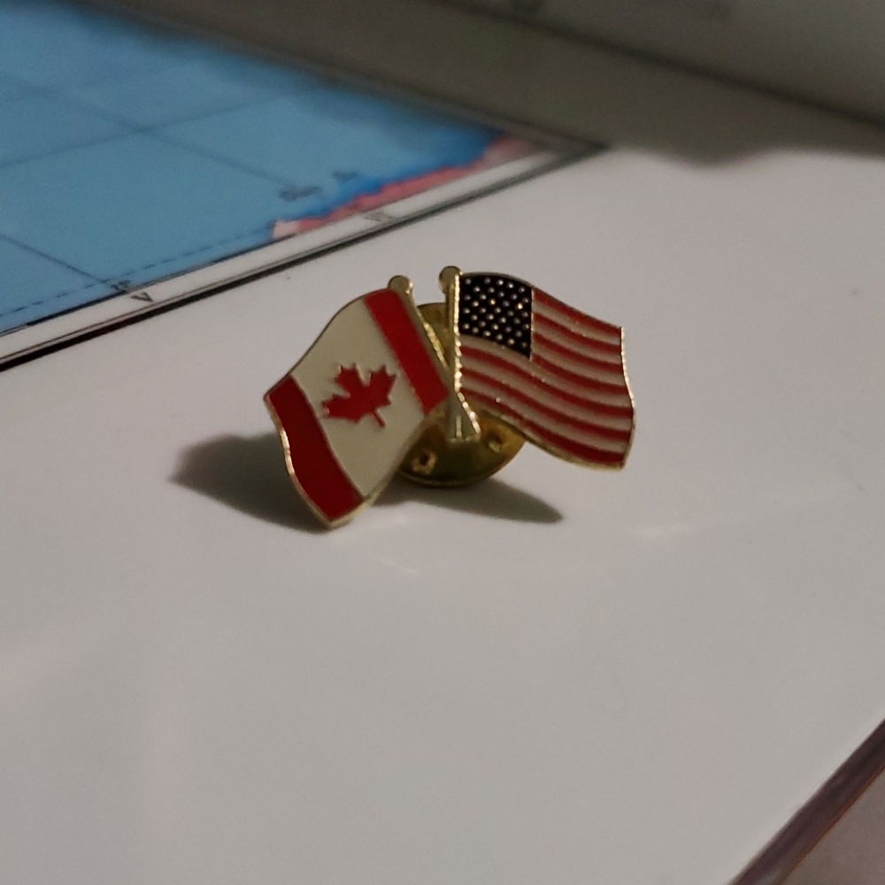 (3 for $10) Canada & USA Pin